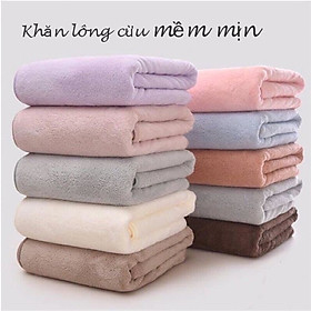 Khăn tắm lông cừu Hàn Quốc siêu mềm mịn , chống thấm tốt  ,  dày mềm mịn   ,  loại vải cao cấp , nhẹ nhàng  và   êm ái khi sử dụng 