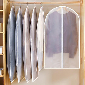 Túi bọc quần áo treo tủ đồ, túi trùm quần áo chống bụi chống thấm 60x80cm