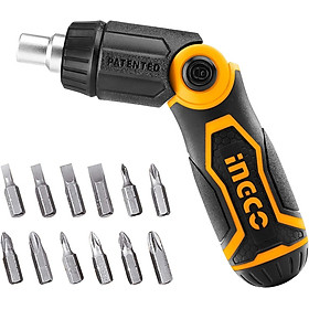 BỘ TUỐC NƠ VÍT ĐA NĂNG 13 CHI TIẾT INGCO AKISD1208 - HÀNG CHÍNH HÃNG