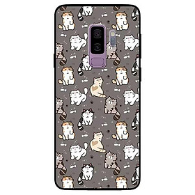 Ốp lưng dành cho Samsung S8 - S8 Plus - S9 Plus mẫu Họa Tiết Mèo Xám