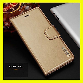 Bao da dạng ví cho SamSung Galaxy M54 hiệu Hanman, DaDa có quai cài có ngăn để thẻ ATM và để tiền, bao da may viền - Hàng nhập khẩu