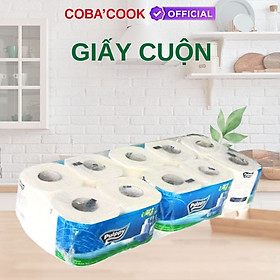 Khăn Giấy Vệ Sinh Pulppy 10 Cuộn Khăn Giấy Đa Năng Cao Cấp 2 Lớp