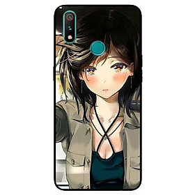 Ốp Lưng in cho Realme 3 Pro Mẫu Cô Gái cá Tính 1 - Hàng Chính Hãng