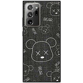Ốp lưng cho Samsung Note 10 - Note 10 Plus - Note 20 - Note 20 Ultra - Họa Tiết Gấu Xám - Hàng Chính Hãng