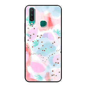 Ốp Lưng in cho Vivo Y12 Mẫu Họa Tiết Nước Nền Hồng - Hàng Chính Hãng