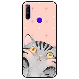 Ốp lưng dành cho Realme C3 mẫu Mèo Hồng
