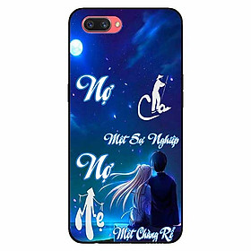 Ốp lưng in cho Oppo A3s/ A5 2018 Mẫu Nợ Cha Nợ Mẹ Rể