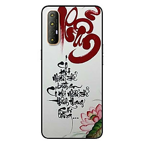 Ốp lưng dành cho Oppo Reno 3 Pro mẫu Thư Pháp NHẪN