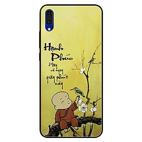 Ốp lưng dành cho Huawei Y7 Pro - mẫu Hạnh Phúc Chú Tiểu Hoa Trắng