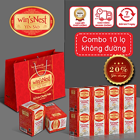 Combo 10 lọ Yến Sào cao cấp win
