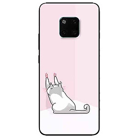 Ốp lưng in cho Huawei Mate 20 Pro Mẫu Mèo Cào