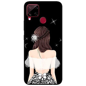 Ốp lưng dành cho Realme C15 mẫu Cô Gái Áo Trắng