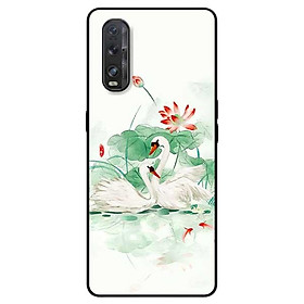 Ốp lưng dành cho Oppo Find X2 mẫu Đôi Thiên Nga
