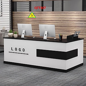 QUẦY LỄ TÂN, QUẦY TIẾP TÂN, QUẦY TÍNH TIỀN, QUẦY THU NGÂN QTT307 - NỘI THẤT LẮP RÁP VIỄN ĐÔNG ADV