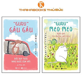 Sách - Gâu Gâu - Đời Đẹp Tươi Như Đuôi Cún Vẫy + Meo Meo - Hôm Nay Tôi Muốn Làm Mèo - Combo 2 Cuốn - Thái Hà Books