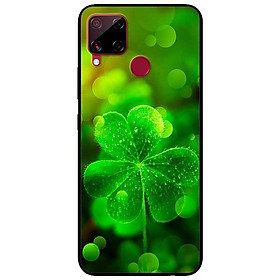 Ốp lưng dành cho Realme C15 mẫu Cỏ 4 Lá May Mắn