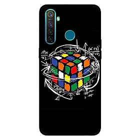Ốp Lưng in cho Realme 5 Pro / Realme Q Mẫu Rubik Toán Học - Hàng Chính Hãng