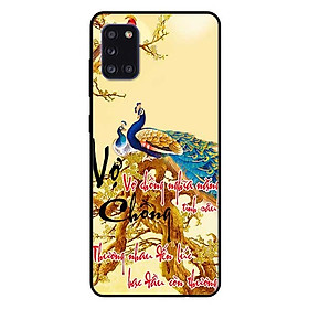 Ốp lưng dành cho Samsung A31 mẫu Thư Pháp Vợ Chồng