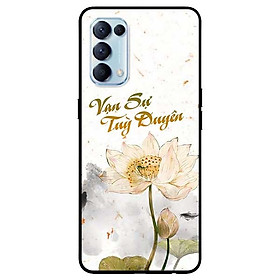 Ốp lưng dành cho Oppo Reno 5 mẫu Vạn Sự Tuỳ Duyên