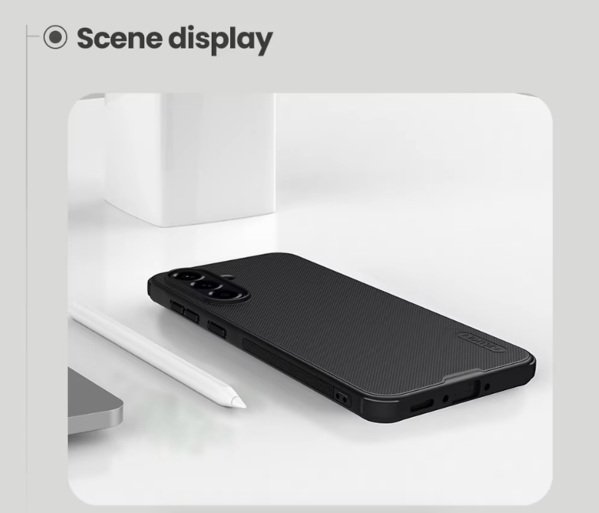 Ốp lưng Nillkin dành cho SamSung Galaxy A56 - A36 - A14 - A24 - A34 - A54 - A15 - A25 - A16 - A35 - A53 - A55 dạng sần - hàng chính hãng