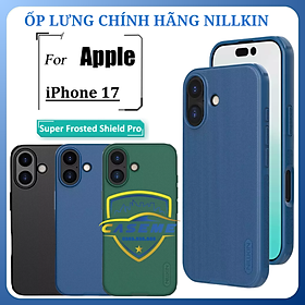 Ốp lưng dành cho iPhone 17 Nillkin Super Frosted Shield Pro Matte dạng sần - Hàng chính hãng