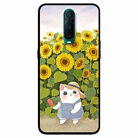 Ốp lưng dành cho Oppo R17 Pro mẫu Mèo Mập Hướng Dương