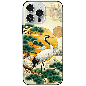 Ốp lưng cho iPhone 14 - iPhone 14 Plus - iPhone 14 Pro - iPhone 14 Pro Max - Sếu Đầu Đỏ - Hàng Chính Hãng