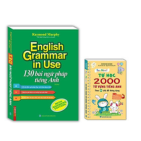 Sách - 130 Bài Ngữ Pháp Tiếng Anh - Bản Màu + Take Note - Tự Học 2000 Từ Vựng Tiếng Anh - Combo 2 Cuốn - Minh Thắng