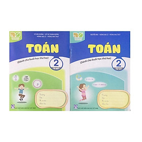 Sách - Combo Toán 2 - (Tập 1 + Tập 2) dành cho buổi học thứ 2 (Kết nối tri thức với cuộc sống)