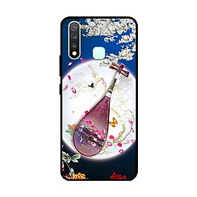 Ốp Lưng in cho Vivo Vivo Y19 /U3 /Y5s /U20 Mẫu Đàn Tranh Hoa Đào - Hàng Chính Hãng