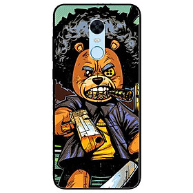Ốp lưng in cho Xiaomi Redmi 5 Mẫu Gấu Xù