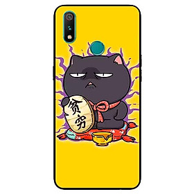 Ốp Lưng in cho Realme 3 Mẫu Mèo May Mắn 9 - Hàng Chính Hãng