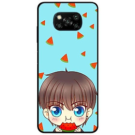 Ốp lưng dành cho Xiaomi Poco X3 mẫu Cặp Đôi Ăn Dưa 1