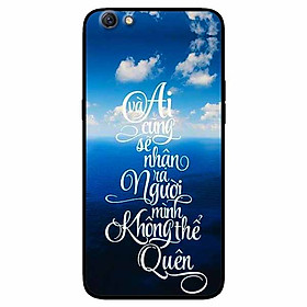 Ốp lưng in cho Oppo A83 Mẫu Không Thể Quên