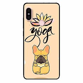 Ốp lưng in cho Xiaomi Redmi Note 5 Pro Mẫu Cún Yoga