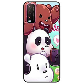 Ốp lưng dành cho Vivo Y20 - Y20s - Y12s mẫu Gấu Tim