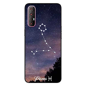 Ốp lưng dành cho Oppo Reno 3 Pro mẫu Cung Hoàng Đạo - Pisces