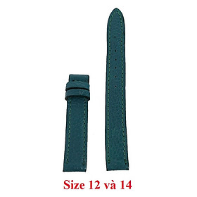  Dây đồng hồ da bò nhiều size màu xanh lá HC8103-17-31