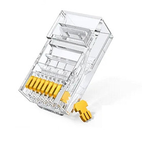 Ugreen UG50960NW119TK 100Pcs Cat6 Rj45 8P - 8C Đầu bấm mạng Cat6 - HÀNG CHÍNH HÃNG