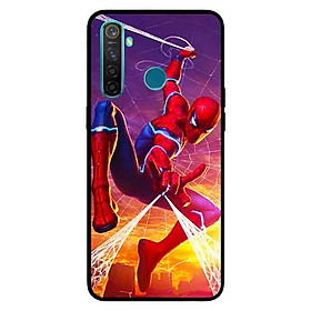 Ốp Lưng in cho Realme 5 Mẫu Người nhện Giăng Tơ - Hàng Chính Hãng