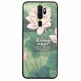 Ốp lưng in cho Oppo A9 2020  Mẫu Không Ngại Yêu