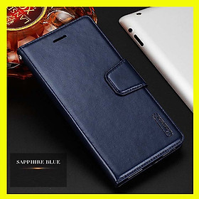 Bao da dạng ví cho SamSung Galaxy A15 hiệu Hanman, DaDa có quai cài có ngăn để thẻ ATM và để tiền, bao da may viền - Hàng nhập khẩu