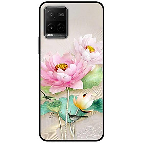 Ốp lưng cho Vivo Y12s - Y20 - Y20s - Y21 - Y21s - Y33s - Y33T - Sen Hồng Trắng Đẹp - Hàng Chính Hãng