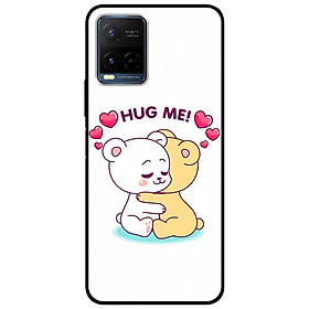 Ốp lưng dành cho Vivo Y21 - Vivo Y21s mẫu Gấu Hug