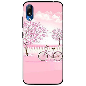 Ốp lưng dành cho Vsmart Star mẫu Xe Đạp Nền Hồng