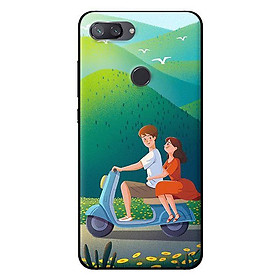 Ốp in cho Xiaomi Mi 8 Lite Tình Nhân - Hàng chính hãng