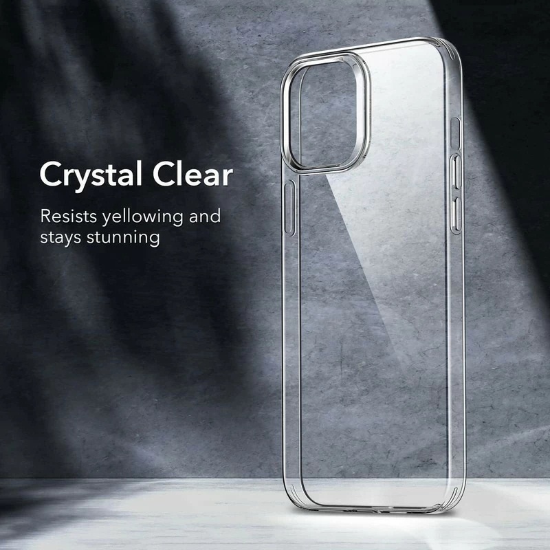 Ốp lưng silicon dẻo trong suốt cho iPhone 13 Pro Max hiệu Ultra Thin siêu mỏng 0.6mm - Hàng nhập khẩu