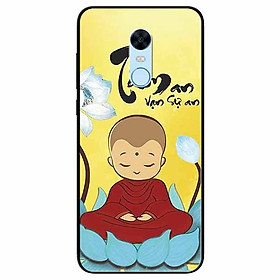 Ốp lưng in cho Redmi 5 Mẫu Tâm Chú Tiểu