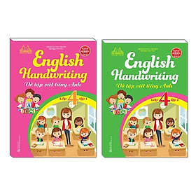 Sách - English Handwriting - Vở Tập Viết Tiếng Anh Lớp 4 - Combo 2 Cuốn - Minh Thắng