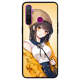 Ốp lưng dành cho Realme 6i mẫu Cô Gái Áo Vàng